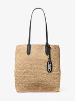 Eliza Large Woven Straw Tote Bag