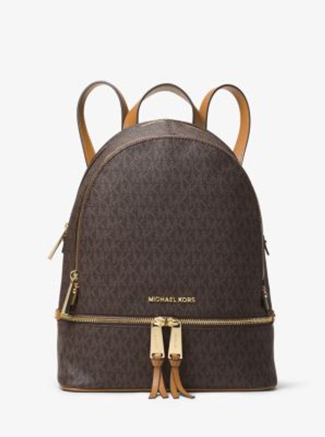 Michael Kors Rhea Medium Logo Backpack | Square One