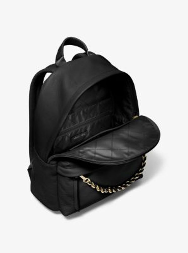 Slater Pebbled Leather Backpack