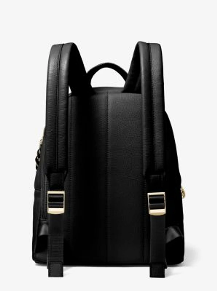 Slater Medium Pebbled Leather Backpack