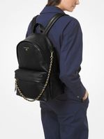 Slater Large Pebbled Leather Backpack