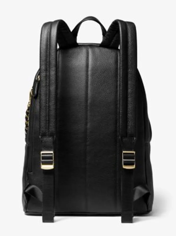 Slater Large Pebbled Leather Backpack