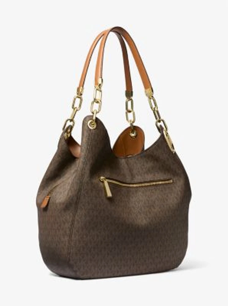 Lillie Large Logo Shoulder Bag