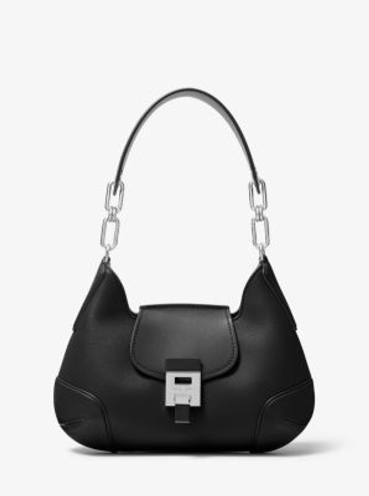 Sac à épaule Bancroft de taille moyenne en cuir de veau