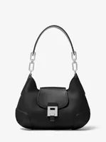 Sac à épaule Bancroft de taille moyenne en cuir de veau