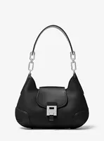 Sac à épaule Bancroft de taille moyenne en cuir de veau
