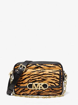 Michael Kors Parker Medium Tiger Print Calf Hair Crossbody Bag | Metropolis  at Metrotown