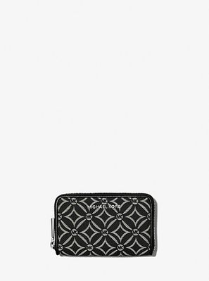 Michael Kors Small Logo Jacquard Wallet | Metropolis at Metrotown