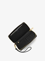 Grande pochette-bracelet en cuir pour téléphone intelligent