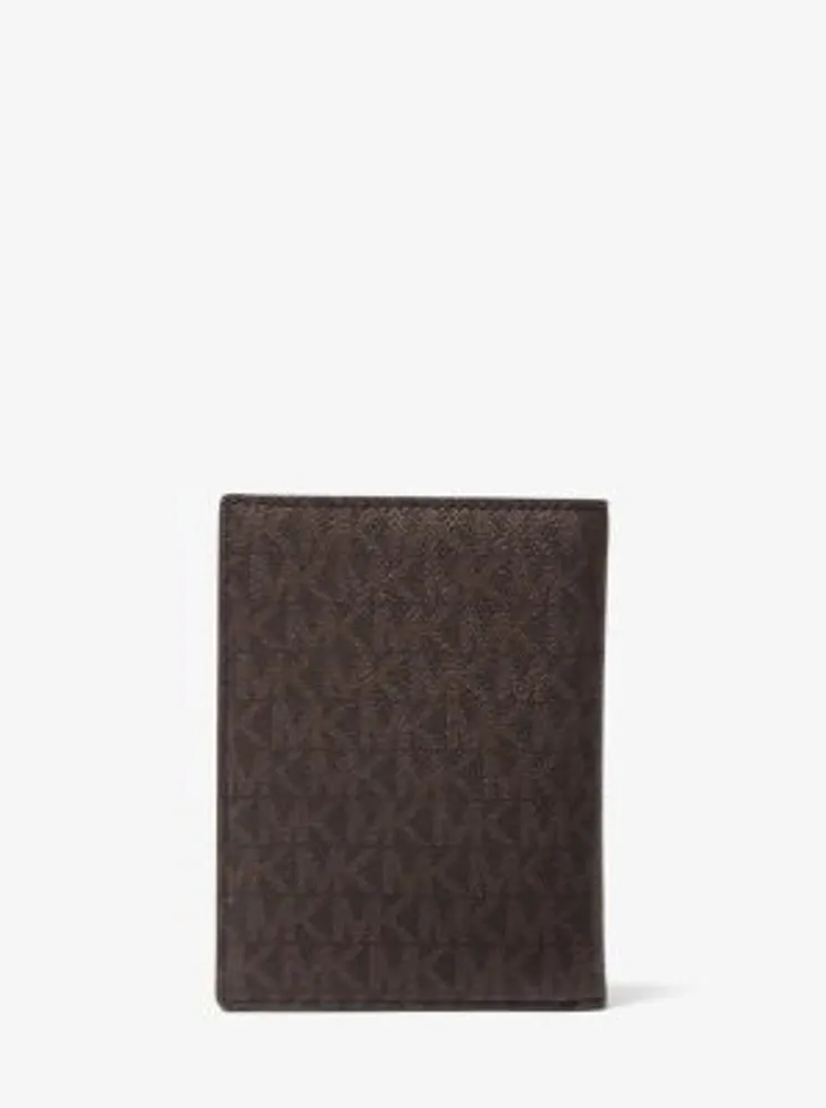 Bedford Travel Medium Logo Stripe Passport Wallet