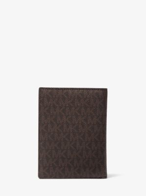 Michael Kors Bedford Travel Medium Logo Stripe Passport Wallet | Metropolis  at Metrotown