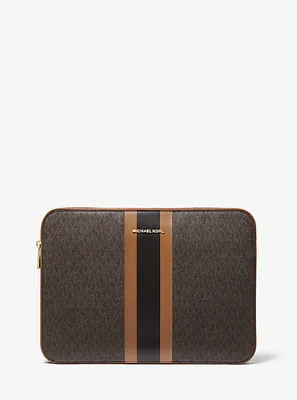 Jet Set Logo Stripe 13 Inch Laptop Case