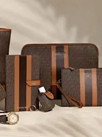 Small Logo Stripe Jewelry Case