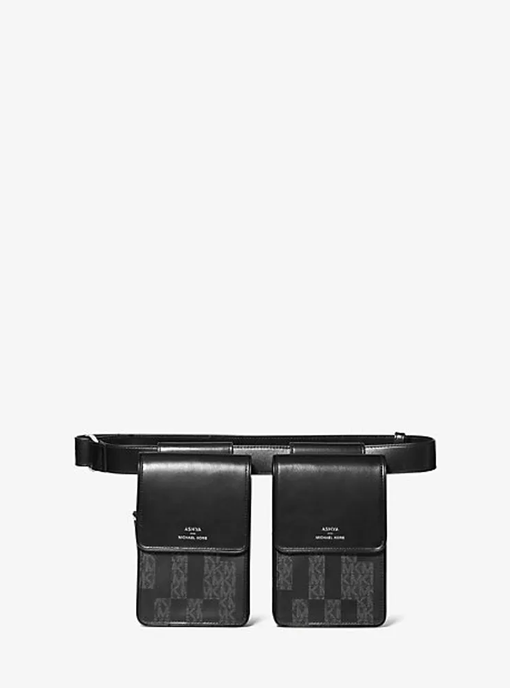 ASHYA X MICHAEL KORS Saga Signature And Leather Multi Bag