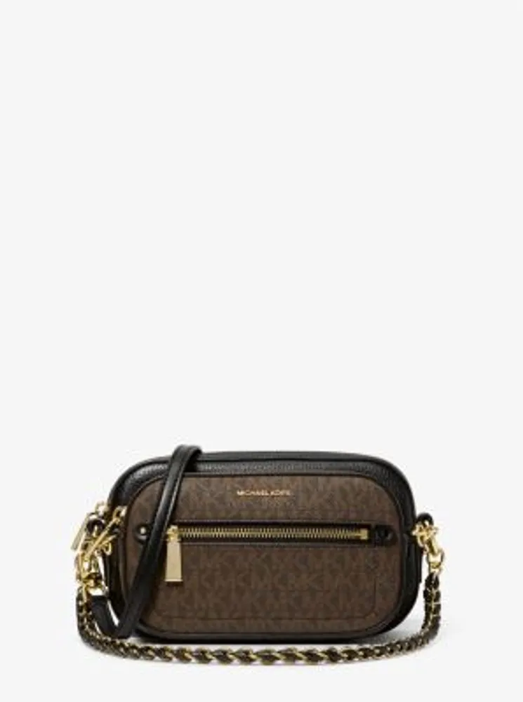 MICHAEL Michael Kors Jet Set Small Logo Chain Crossbody Bag  Vanilla  Handbags Amazoncom