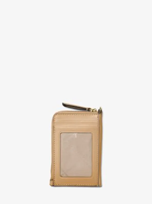 Zara Nappa leather card holder with zip