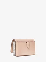 Jet Set Small Two-Tone Logo Smartphone Crossbody Bag