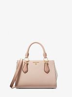 Marilyn Small Color-Block Saffiano Leather Crossbody Bag