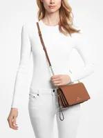 Grand sac à bandoulière Jet Set en cuir grainé