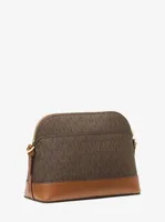 Large Logo Stripe Dome Crossbody Bag