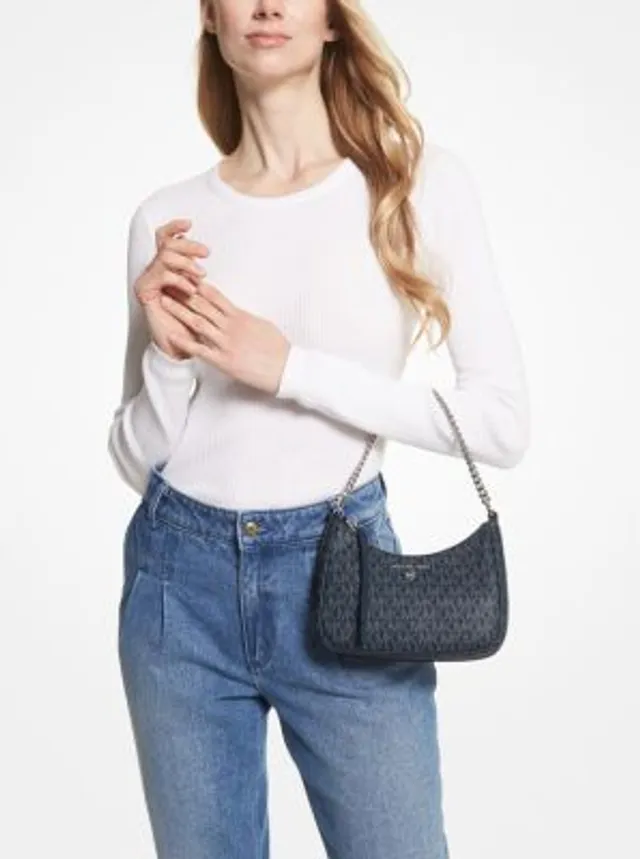 Jet Set Charm Small Pebbled Leather Pochette