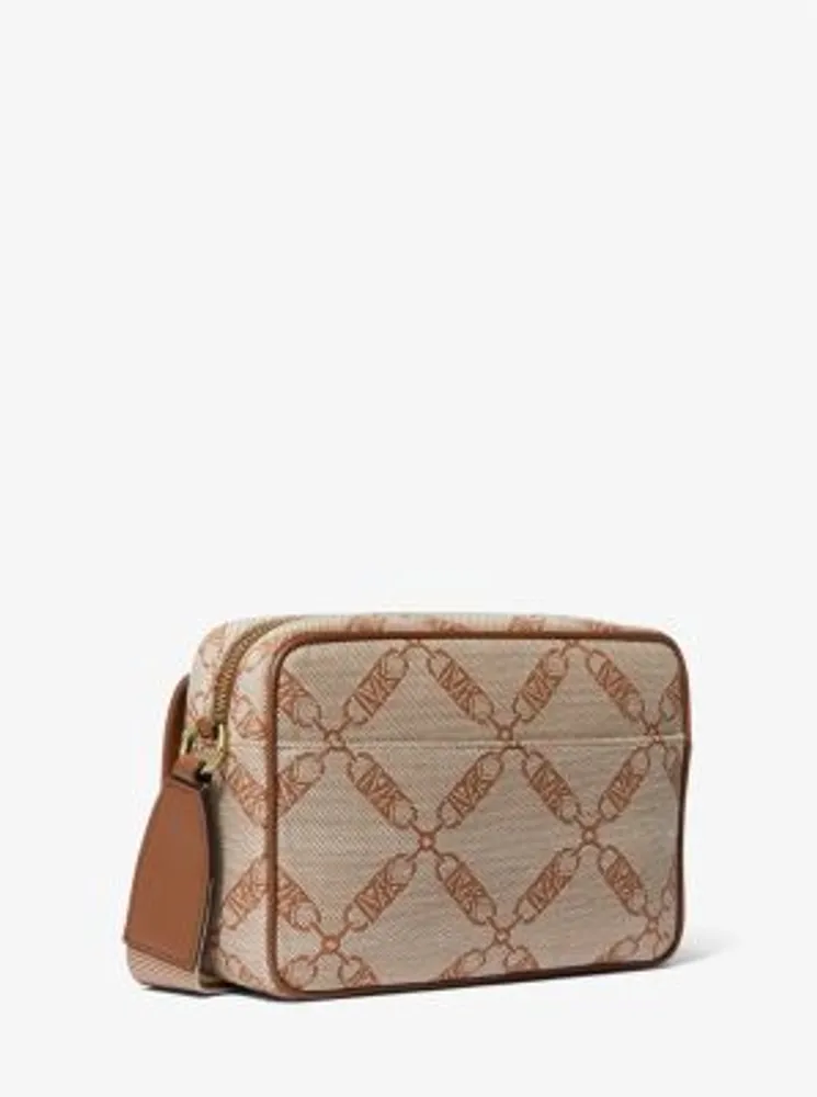 Parker Medium Empire Logo Jacquard Crossbody Bag