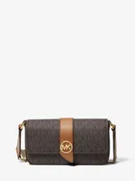 Greenwich Extra-Small Logo and Faux Leather Sling Crossbody Bag