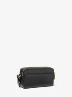 Jet Set Small Pebbled Leather Double-Zip Camera Bag