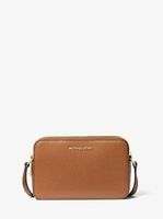 Jet Set Small Pebbled Leather Double Zip Camera Bag