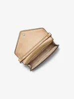 Jet Set Micro Saffiano Leather Envelope Crossbody Bag