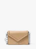 Jet Set Micro Saffiano Leather Envelope Crossbody Bag