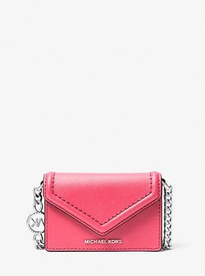 Jet Set Micro Saffiano Leather Envelope Crossbody Bag