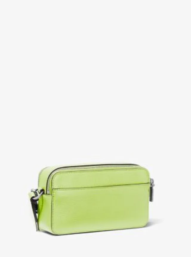 Jet Set Small Pebbled Leather Double Zip Camera Bag