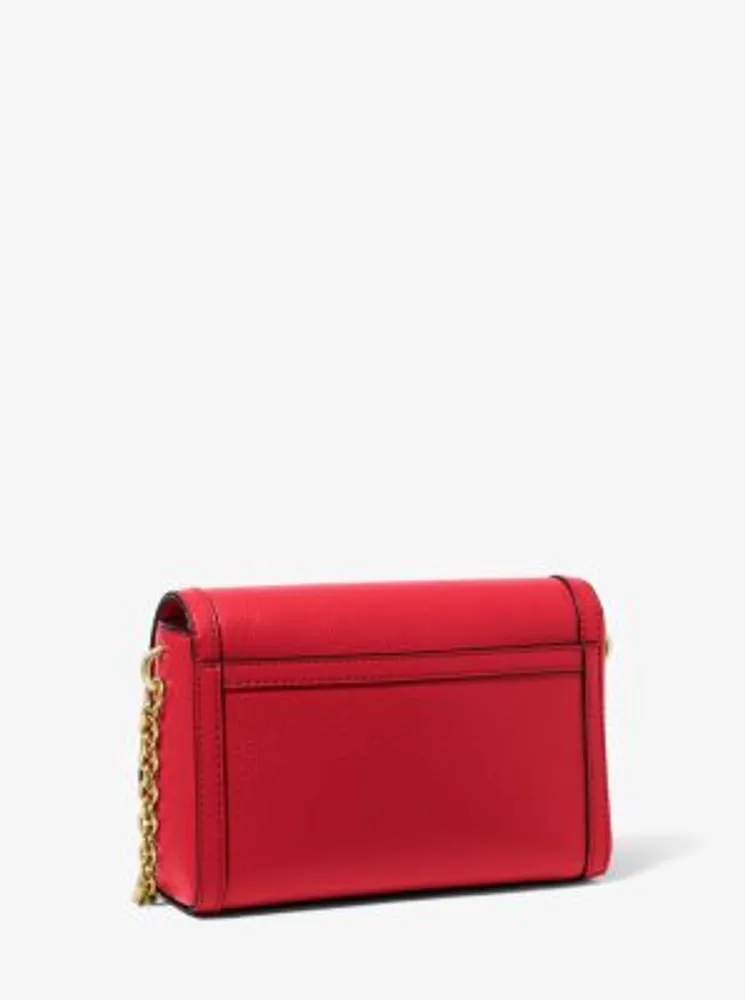 Freya Small Convertible Pebbled Leather Crossbody Bag