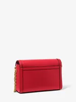 Freya Small Convertible Pebbled Leather Crossbody Bag