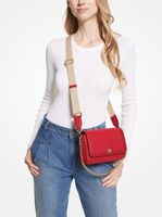 Freya Small Convertible Pebbled Leather Crossbody Bag