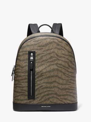 Michael Kors Hudson Slim Animal Print Logo Backpack | Metropolis at  Metrotown