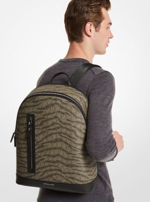 Michael Kors Hudson Slim Animal Print Logo Backpack | Metropolis at  Metrotown