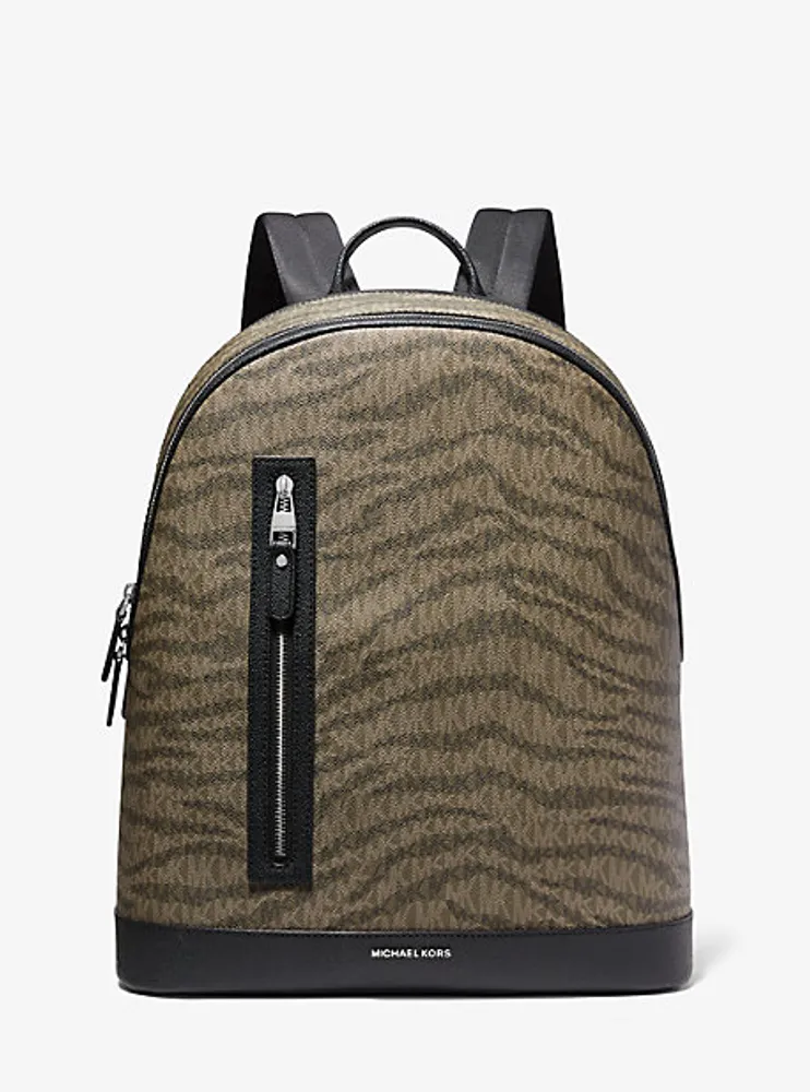 Hudson Slim Animal Print Logo Backpack