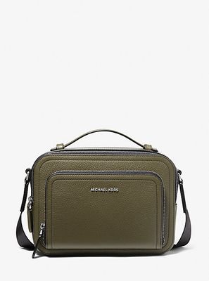 Hudson Pebbled Leather Crossbody Bag