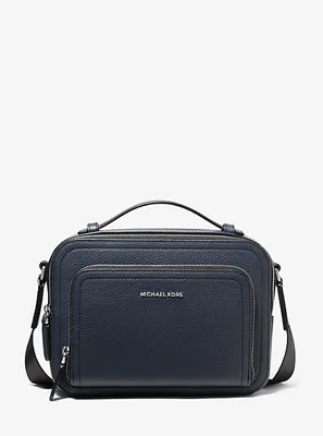 Hudson Pebbled Leather Crossbody Bag