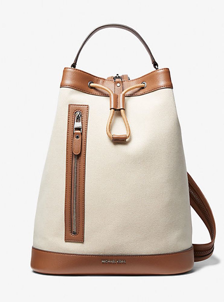 Michael Kors + Hudson Two-Tone Canvas Tote Bag | Scarborough Town Centre