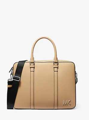 Hudson Textured Leather Briefcase