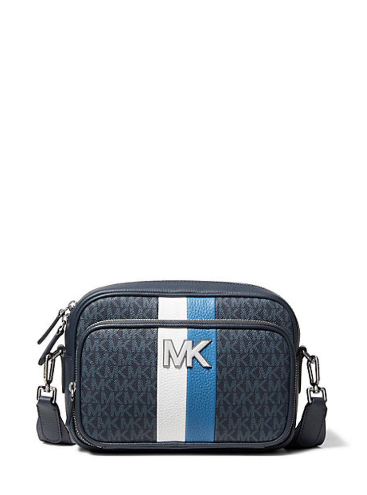 Michael Kors + Hudson Logo Stripe and Leather Crossbody Bag | Scarborough  Town Centre