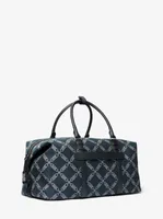 Varick Empire Logo Jacquard Duffel Bag