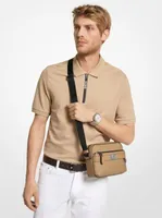 Sac à bandoulière utilitaire Hudson en cuir grainé