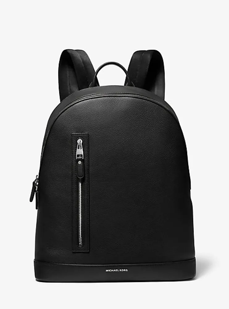 Hudson Slim Pebbled Leather Backpack