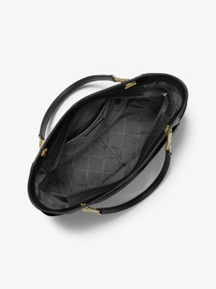 Jet Set Large Saffiano Leather Shoulder Bag
