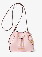 Phoebe Small Faux Leather Bucket Bag