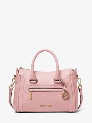 Michael Kors Carine Medium Pebbled Leather Satchel | Quartier DIX30